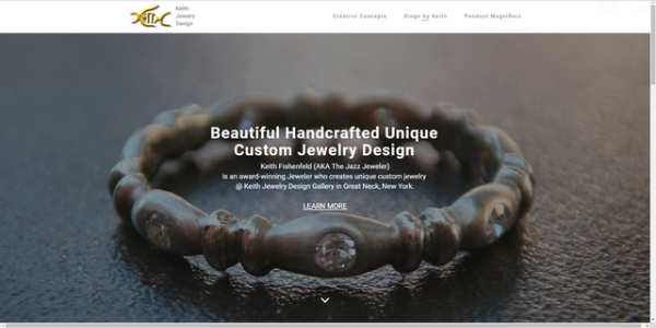 Website for Keith Jewelry of Great Neck, NY